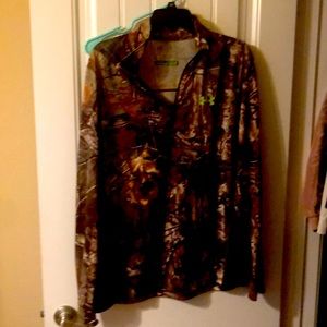 Under Armour woodland camo pull over